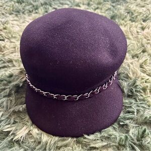 Black Adora wool hat